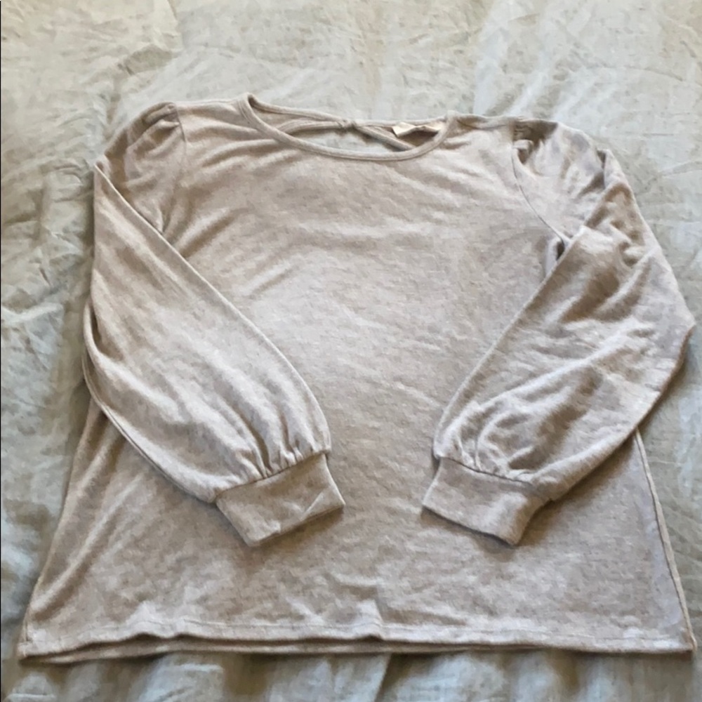 NWOT Loft Open back Sweater